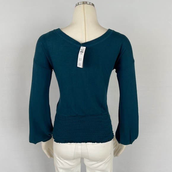 NWT Abercrombie and Fitch Teal Top X Small - Picture 9 of 10